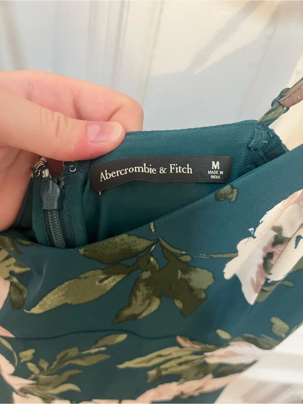 Abercrombie & Fitch green floral